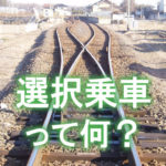 時刻表にも載っていない特例！選択乗車を理解する